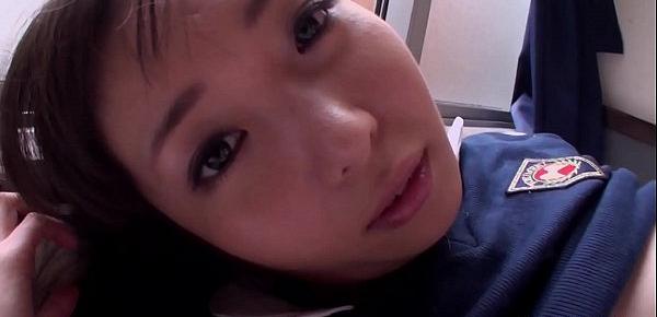  Japanese schoolgirl, Haruka Ohsawa got fucked instead of studying, uncensored